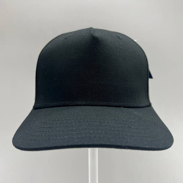 5 Panel Cap, Black