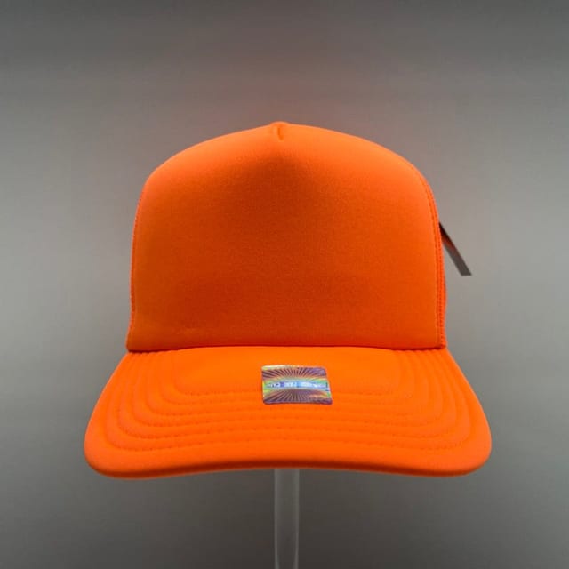 Foam Trucker Cap, Neon Orange