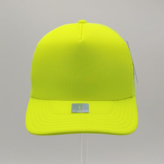 Foam Trucker Cap, Neon Yellow