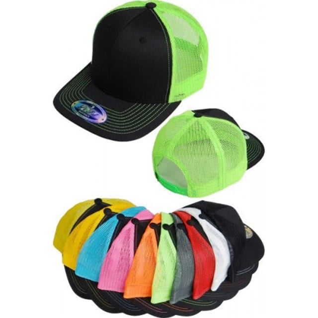 Trucker Mesh, Black/Green Neon